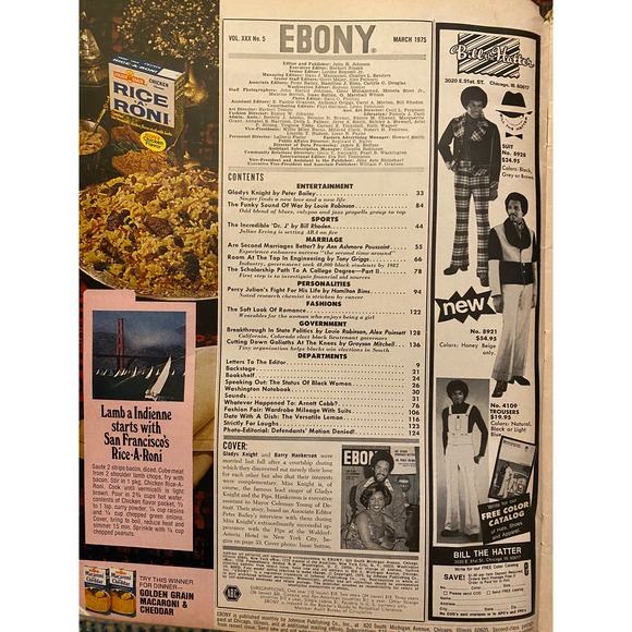Ebony Magazine, May 1975, Gladys Knight Cover Feature Story - Picture 2 of 15